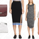 Moto Triple Pouch, $124 | Standard Issue High Top Sneaker, $86 | Sheridan Skirt, $124 | Cutout Dress, $75 | Floral Vintage Crew, $71